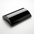 Sleek black rectangular object with reflective surface Royalty Free Stock Photo