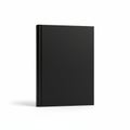 A sleek black rectangular object standing upright against a white background Royalty Free Stock Photo
