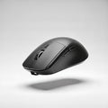 Modern Wireless Computer Mouse on White Background Royalty Free Stock Photo