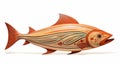 Sleek Carved Wood Fish: Decorative Yupik Art In Precisionist Style