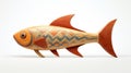 Sleek Carved Wood Fish: Native American Inspired Large-scale Sculpture