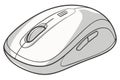 Sleek computer mouse design with ergonomic shape High quality computer mouse image for digital projects Royalty Free Stock Photo