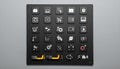 Sleek Control Panel for Industrial Automation Royalty Free Stock Photo