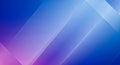 Sleek Diagonal Layers of Blue and Purple Gradient with Luminous Edges Royalty Free Stock Photo