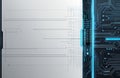 Sleek digital background with tech grids