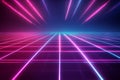 A sleek digital technology background with neon grids and dynamic light beams, inspired by modern Ai ganerated