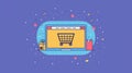 Sleek Ecommerce Header Design with Sticky Navigation and Responsive Logo in Tailwind CSS