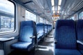 Sleek Empty Passenger Train Seating Ready for Global Rail Travel Royalty Free Stock Photo