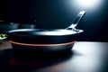 The Sleek and Functional Electric Skillet in Captivating Detail.AI Generated