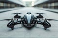 Sleek Futuristic Drone Design in 3D Rendering. Generative ai