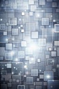 Abstract Grey Squares Tech Pattern Background for Futuristic and Digital Designs Royalty Free Stock Photo