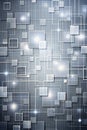 Abstract Grey Squares Tech Pattern Background for Futuristic and Digital Designs Royalty Free Stock Photo