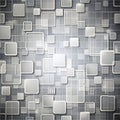 Abstract Grey Squares Tech Pattern Background for Futuristic and Digital Designs Royalty Free Stock Photo