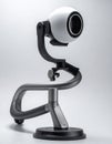 Sleek High-Tech Webcam on an Ergonomic Stand Royalty Free Stock Photo