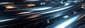 Sleek metallic rods intersecting and forming abstract structures, reflecting on a glossy black surface, 3D