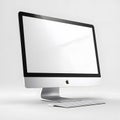Sleek minimal desktop design Royalty Free Stock Photo