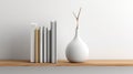 Sleek Minimalist Bookend For Modern Indoor Settings