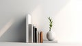 Sleek Minimalist Bookend For Modern Indoor Settings