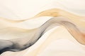 Sleek minimalist watercolor print in a Nordic design. Abstract art. Warm colors. Perfect for modern interiors and