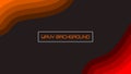 A sleek and minimalistic wavy background
