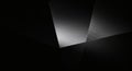 Dark Geometric Abstract Background with Light Reflections Royalty Free Stock Photo