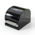 Sleek modern black printing machine for efficient office tasks and document handling