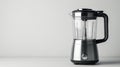 Sleek modern blender for functional kitchen design on white background. Copy space Royalty Free Stock Photo