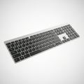 Sleek modern computer keyboard for business and technology content Royalty Free Stock Photo