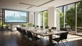 Sleek Modern Conference Room: A Perfect Blend of Elegance and Functionality