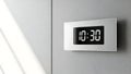 Modern Digital Wall Clock Displaying 10:30 Royalty Free Stock Photo