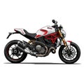 sleek modern ducati motorcycle design Royalty Free Stock Photo