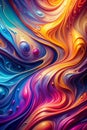 Modern Abstract Liquid Wallpaper Royalty Free Stock Photo