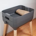 A sleek, modern looking indoor worm composter is the perfect solution for apartment living