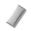 Sleek modern metallic rectangular object with reflective surface and subtle edges Royalty Free Stock Photo