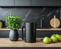 Sleek Modern Minimalist Kitchen Design Efficient Workspace, Simple Tools, and Organized Storage for a Practical and Stylish