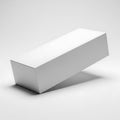 A sleek, modern rectangular block with a smooth, gradient surface under soft lighting Royalty Free Stock Photo