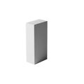 A sleek and modern rectangular gray monolithic structure with minimalistic design Royalty Free Stock Photo