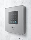Modern Access Control Keypad for Home Security Royalty Free Stock Photo