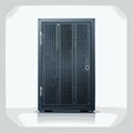 Modern Server Rack Cabinet for Data Center Royalty Free Stock Photo