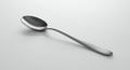 Sleek Modern Silver Teaspoon - Elegant Tableware Royalty Free Stock Photo