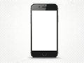 A sleek, modern smartphone with a blank screen and a minimalist design Royalty Free Stock Photo