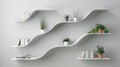 Sleek Modern Wall Shelves