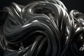 Sleek Modern Waves in Silver and Gray for Unreal Engine 5 3D Render Desig