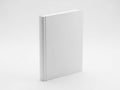 A sleek and modern white book standing upright against a plain background Royalty Free Stock Photo