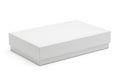 A sleek and modern white rectangular box with a minimalist design and clean lines Royalty Free Stock Photo
