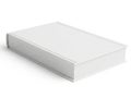 A sleek and modern white rectangular box with a minimalist design Royalty Free Stock Photo