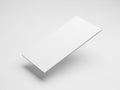 A sleek and modern white rectangular object with a reflective surface Royalty Free Stock Photo