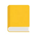 A sleek and modern yellow notebook symbolizing knowledge, creativity, and organization Royalty Free Stock Photo