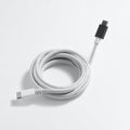 Sleek Monochrome USB-C Power and Data Cable Royalty Free Stock Photo