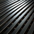 Sleek Parallelism: Metallic Stripes in Dim Light